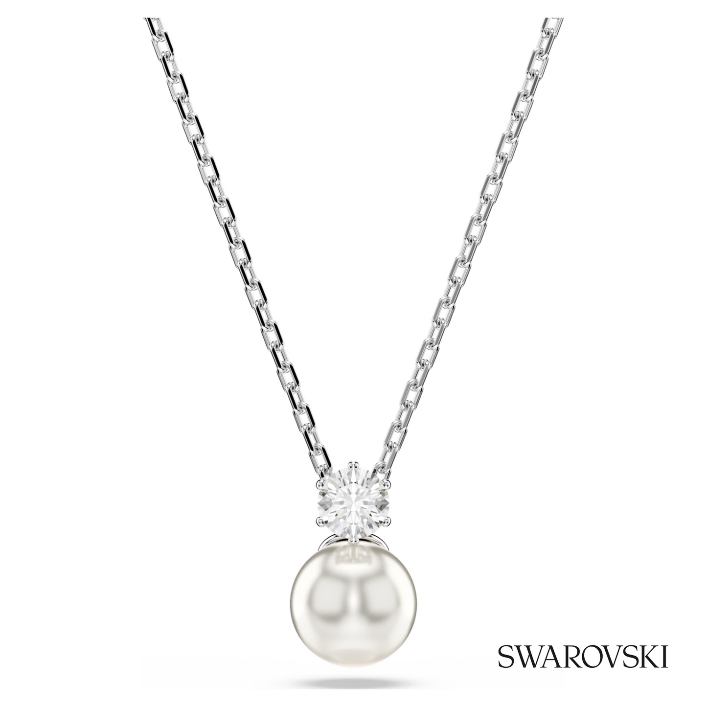 Swarovski Matrix pendant, Crystal pearl, Round cut, White – item 5693897 image 5