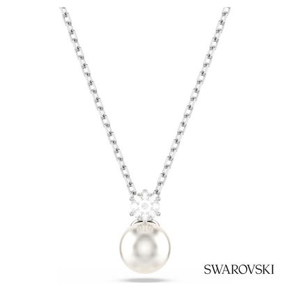 Swarovski Matrix pendant, Crystal pearl, Round cut, White – item 5693897