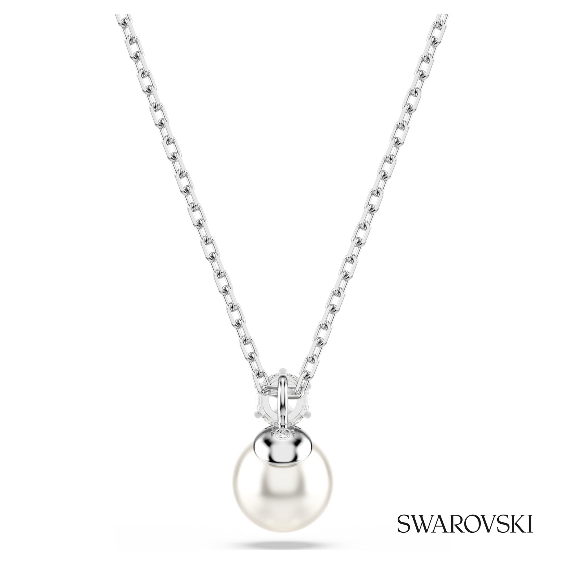 Swarovski Matrix pendant, Crystal pearl, Round cut, White – item 5693897 image 4