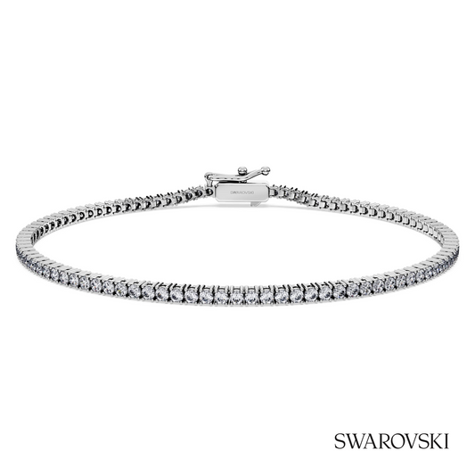 Eternity Tennis bracelet, Lab-grown diamonds 1.5 ct tw, Round shape, 14K white gold – item 5696894