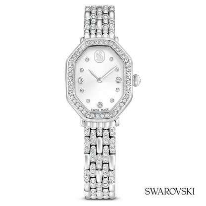 Dextera octagon watch, Swiss Made, Metal bracelet