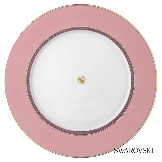 Swarovski Signum dinner plate, Pink – item 5699987
