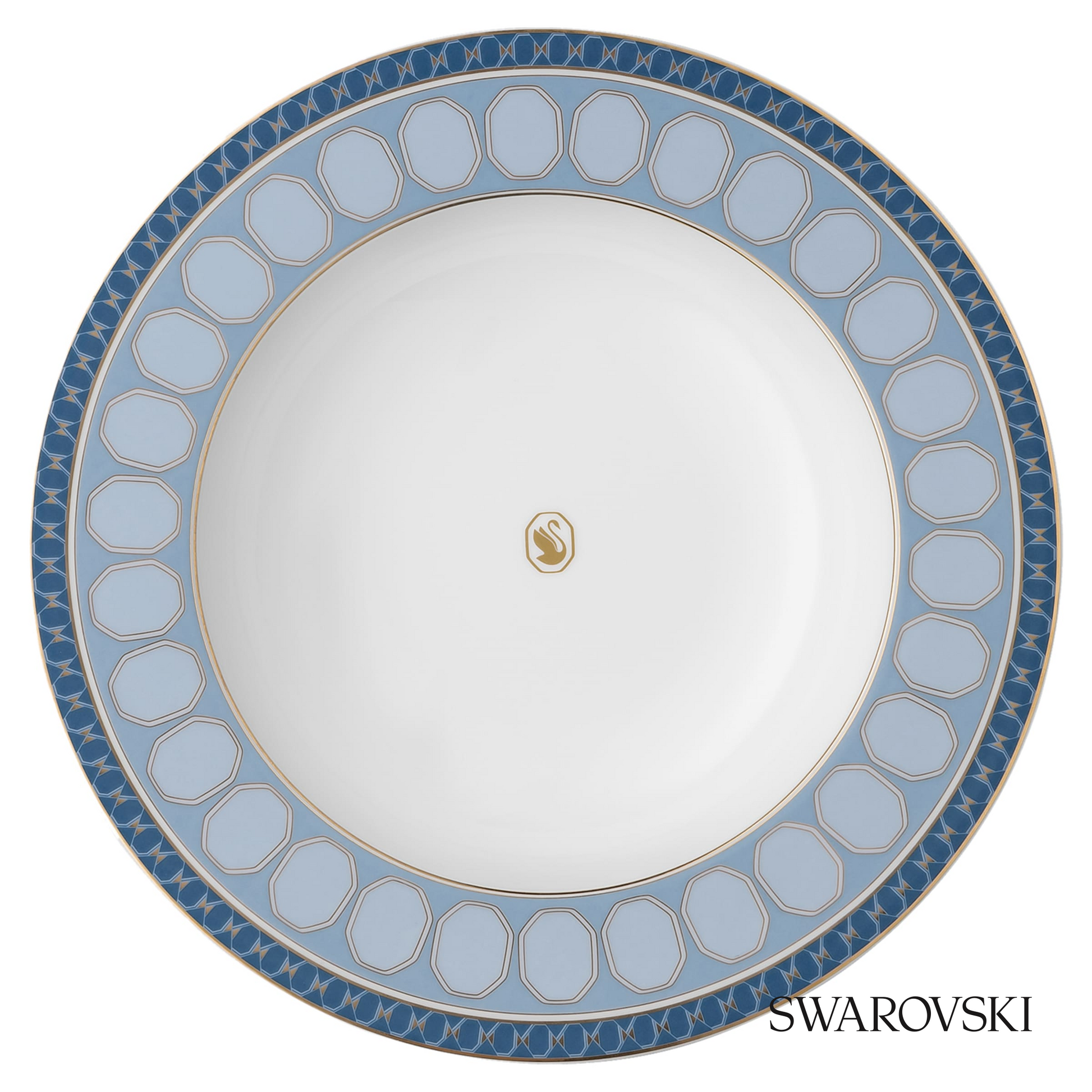 Swarovski Signum soup plate, Blue – item 5699989