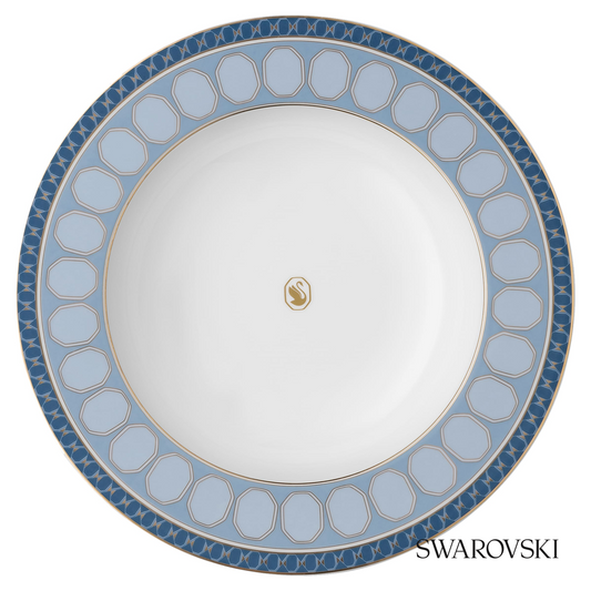 Swarovski Signum soup plate, Blue – item 5699989