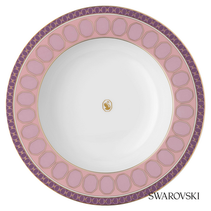 Swarovski Signum soup plate, Pink – item 5699990