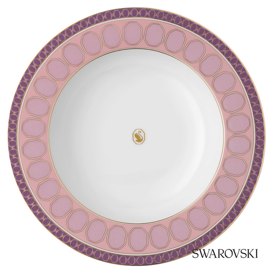 Swarovski Signum soup plate, Pink – item 5699990