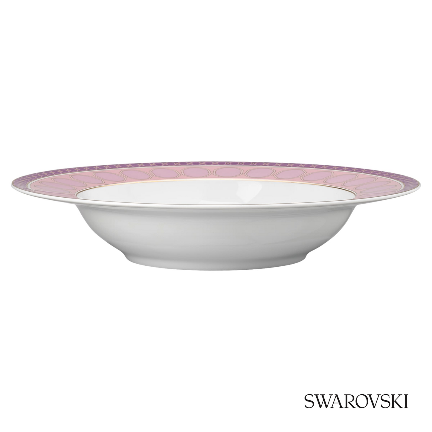 Swarovski Signum soup plate, Pink – item 5699990 image 2