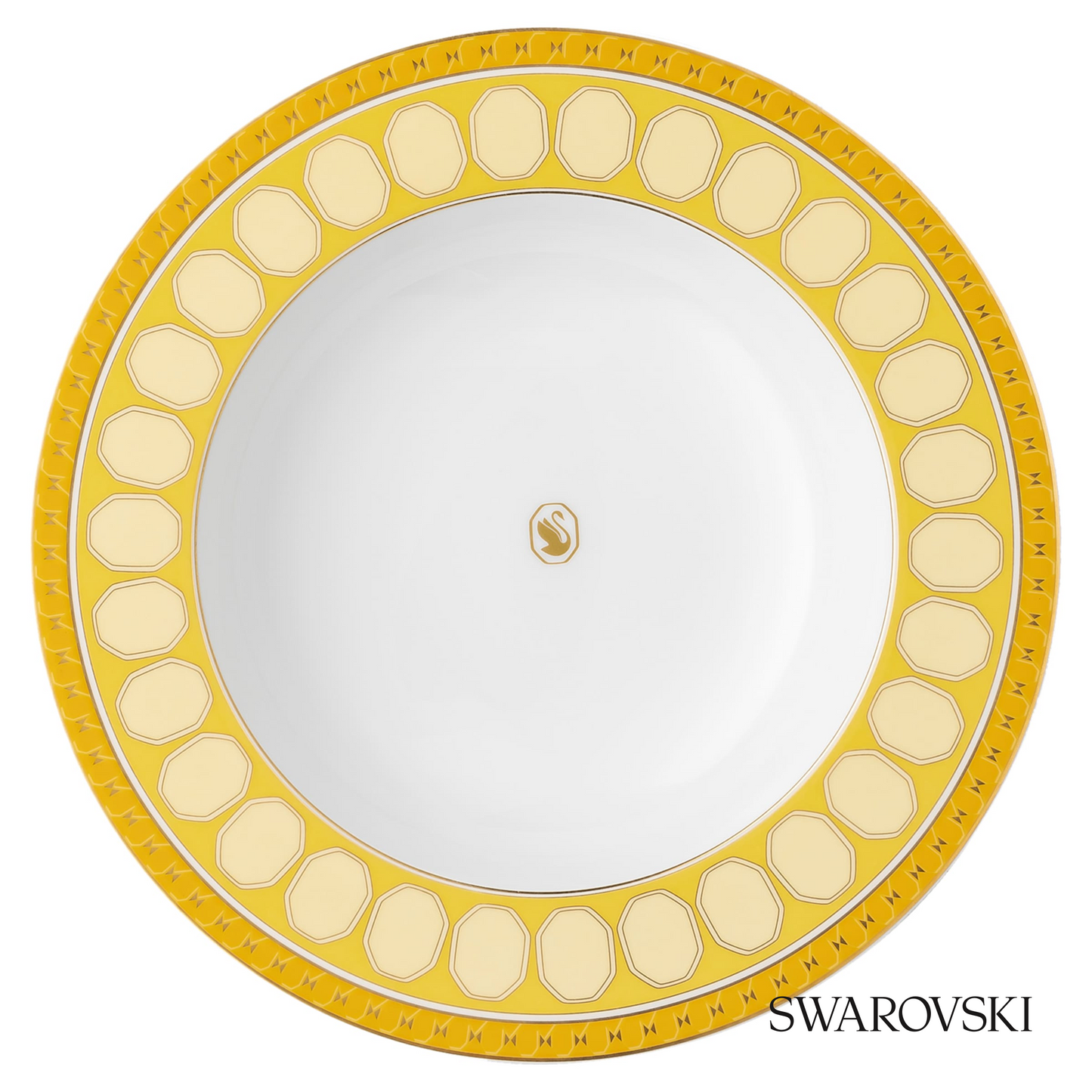 Swarovski Signum soup plate, Yellow – item 5699991