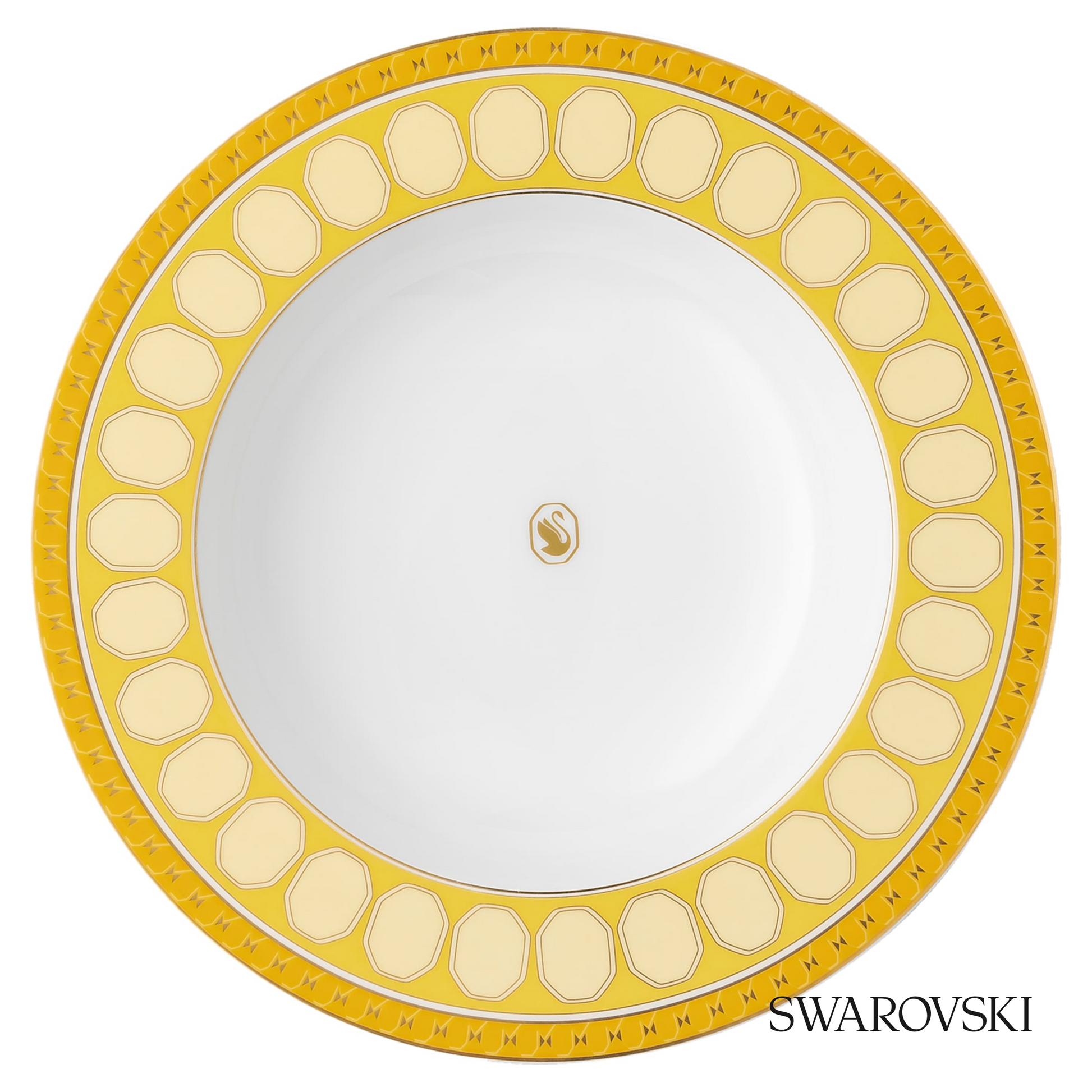 Swarovski Signum soup plate, Yellow – item 5699991