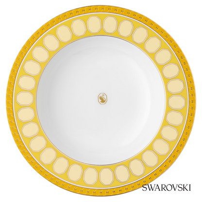 Swarovski Signum soup plate, Yellow – item 5699991