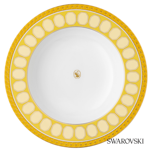 Swarovski Signum soup plate, Yellow – item 5699991