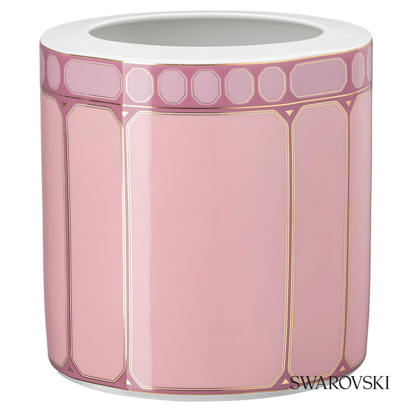 Swarovski Signum vase, Wide, Pink – item 5699996