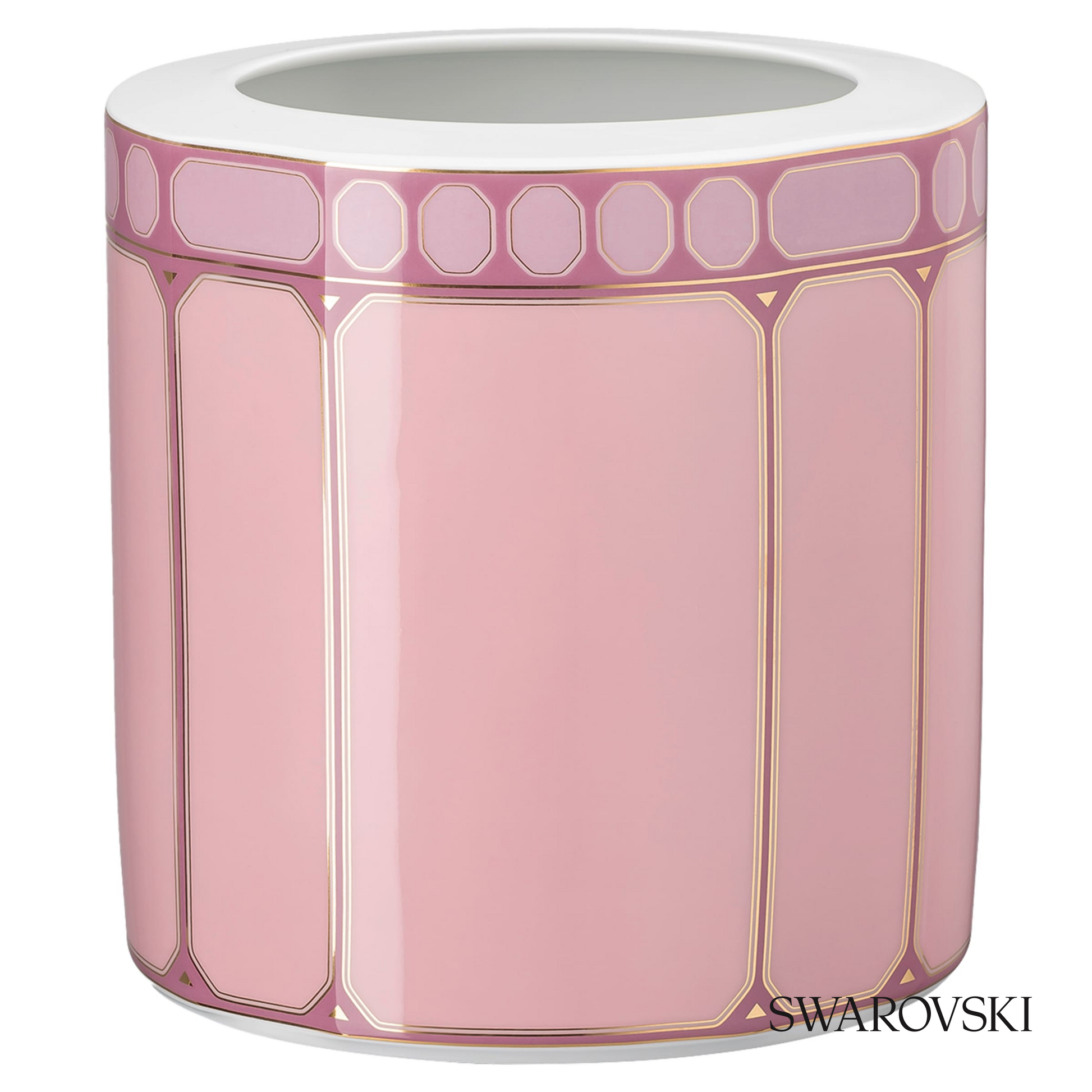Swarovski Signum vase, Wide, Pink – item 5699996