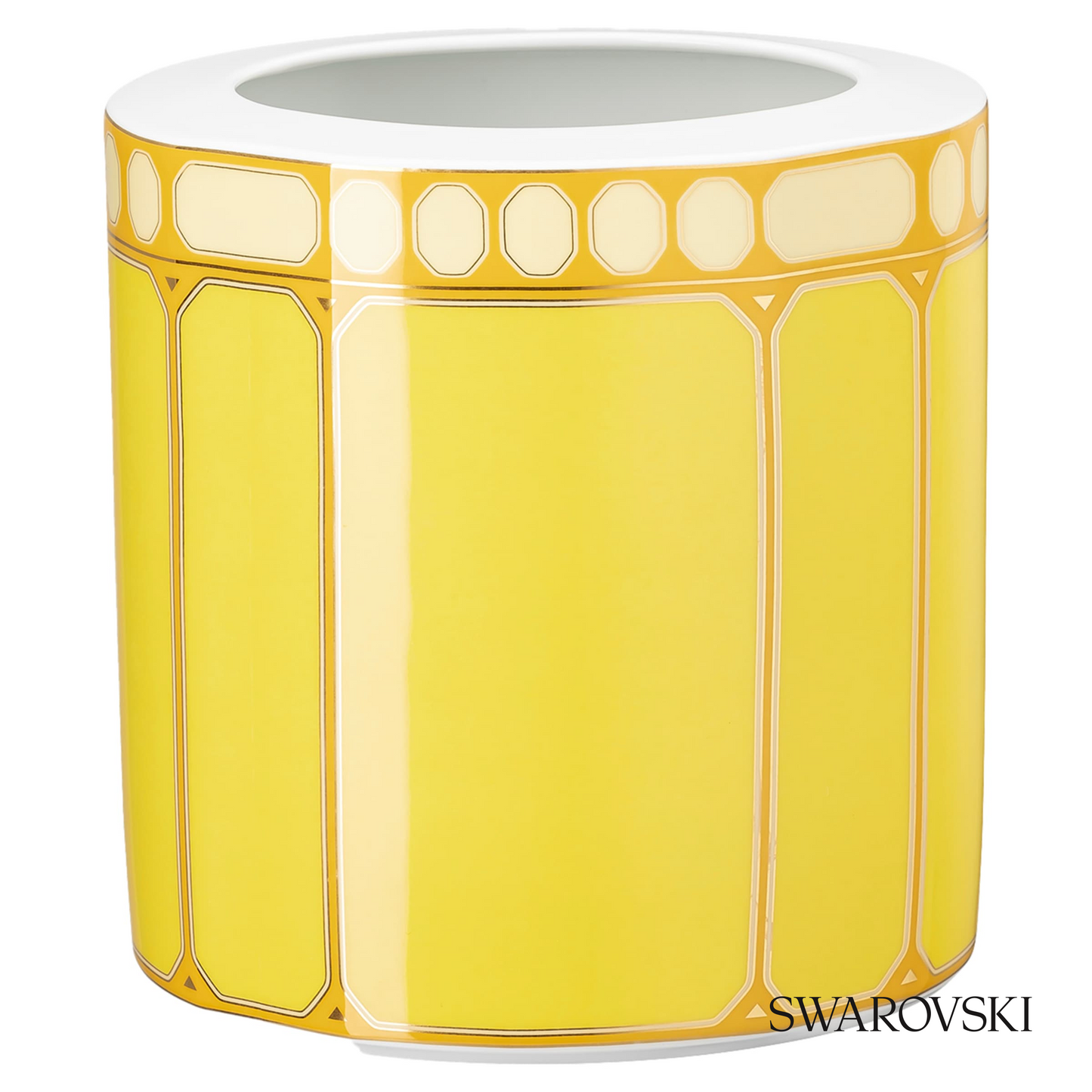 Swarovski Signum vase, Wide, Yellow – item 5699997
