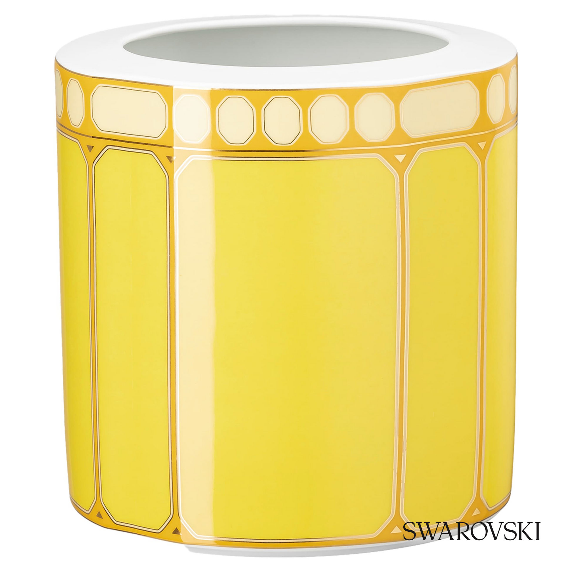 Swarovski Signum vase, Wide, Yellow – item 5699997