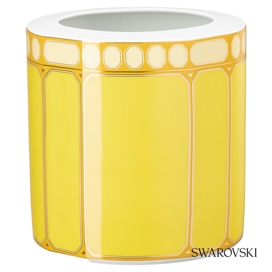Swarovski Signum vase, Wide, Yellow – item 5699997
