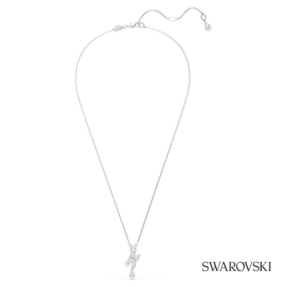 Swarovski Matrix pendant, Mixed cuts, White, Rhodium plated – item 5700420 image 2