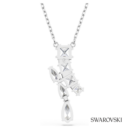 Swarovski Matrix pendant, Mixed cuts, White, Rhodium plated – item 5700420 image 4
