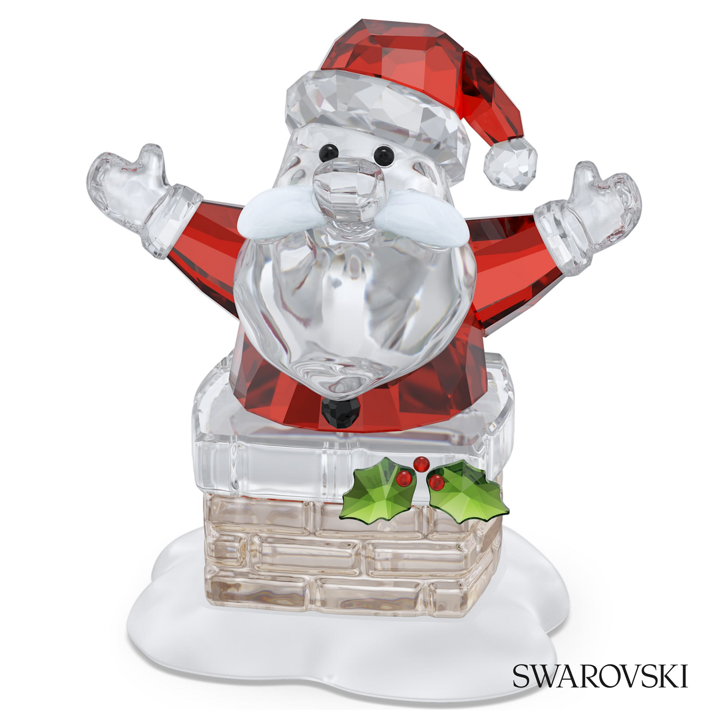 Swarovski Holiday Cheers Santa Claus and Chimney – item 5701507