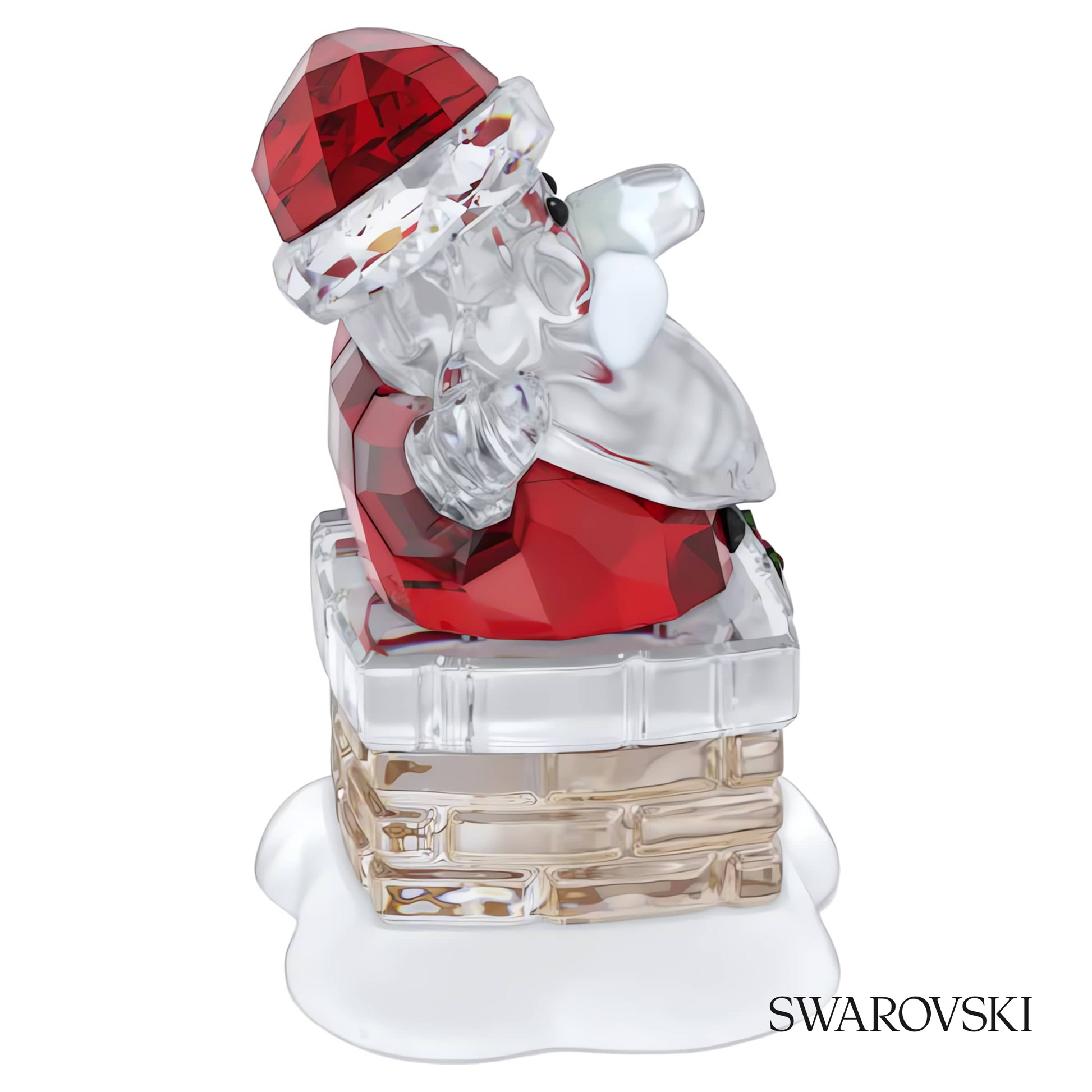 Swarovski Holiday Cheers Santa Claus and Chimney – item 5701507 image 2
