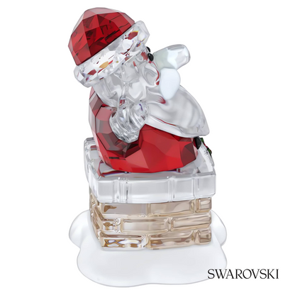 Swarovski Holiday Cheers Santa Claus and Chimney – item 5701507 image 2
