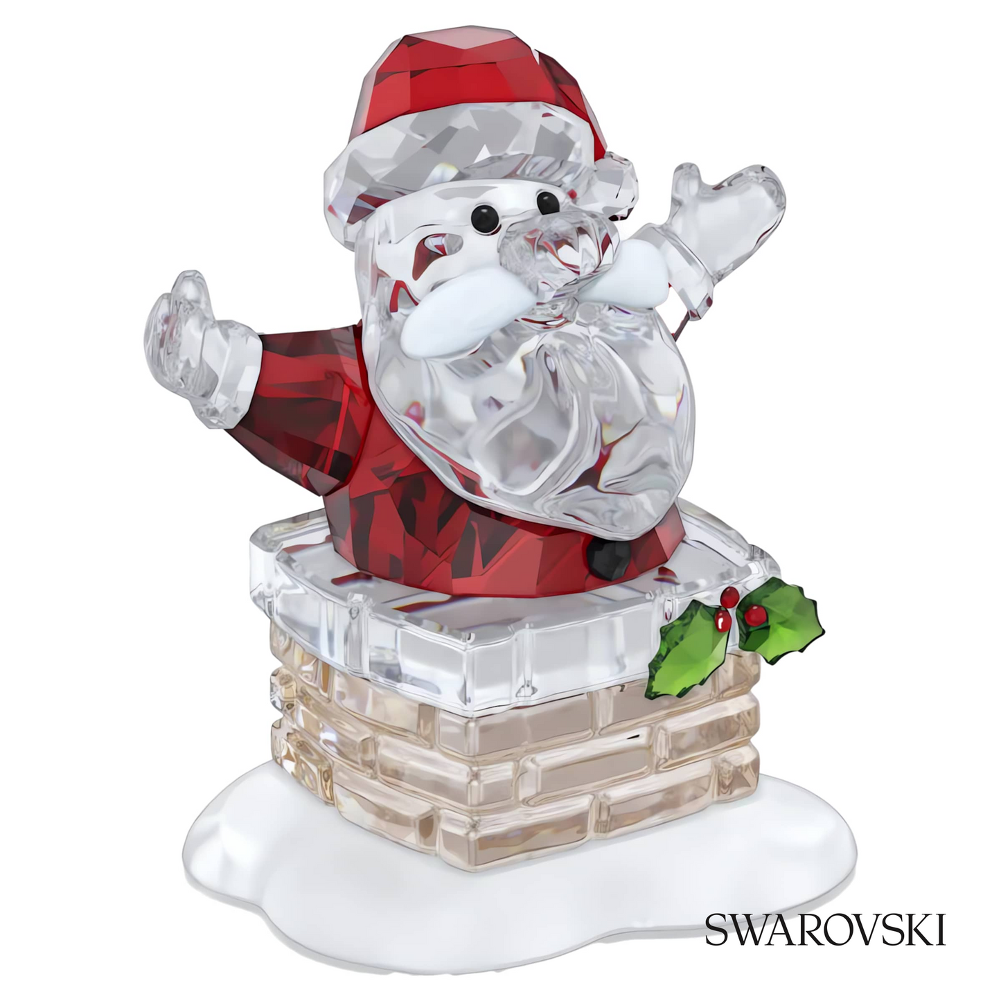 Swarovski Holiday Cheers Santa Claus and Chimney – item 5701507 image 3
