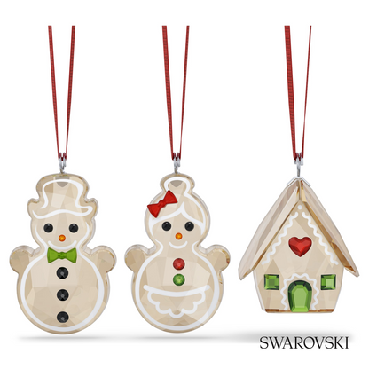 Swarovski Holiday Cheers Gingerbread Ornament Set – item 5701511
