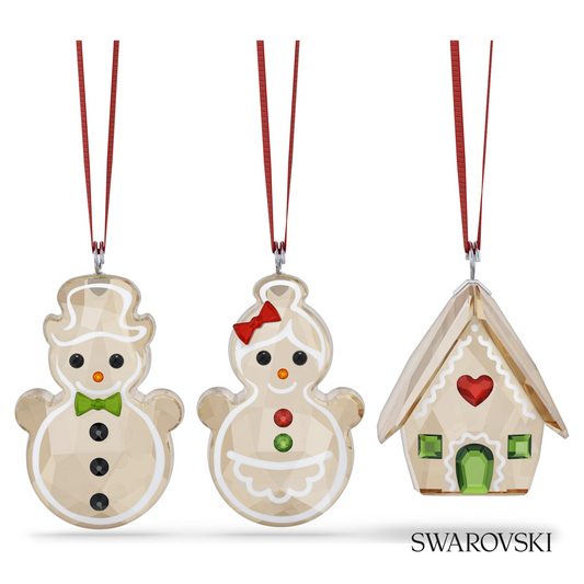 Swarovski Holiday Cheers Gingerbread Ornament Set – item 5701511