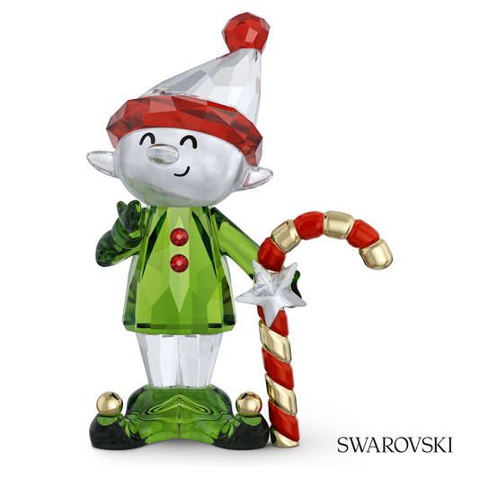 Swarovski Holiday Cheers Dulcis Elf and Candy Cane – item 5701852