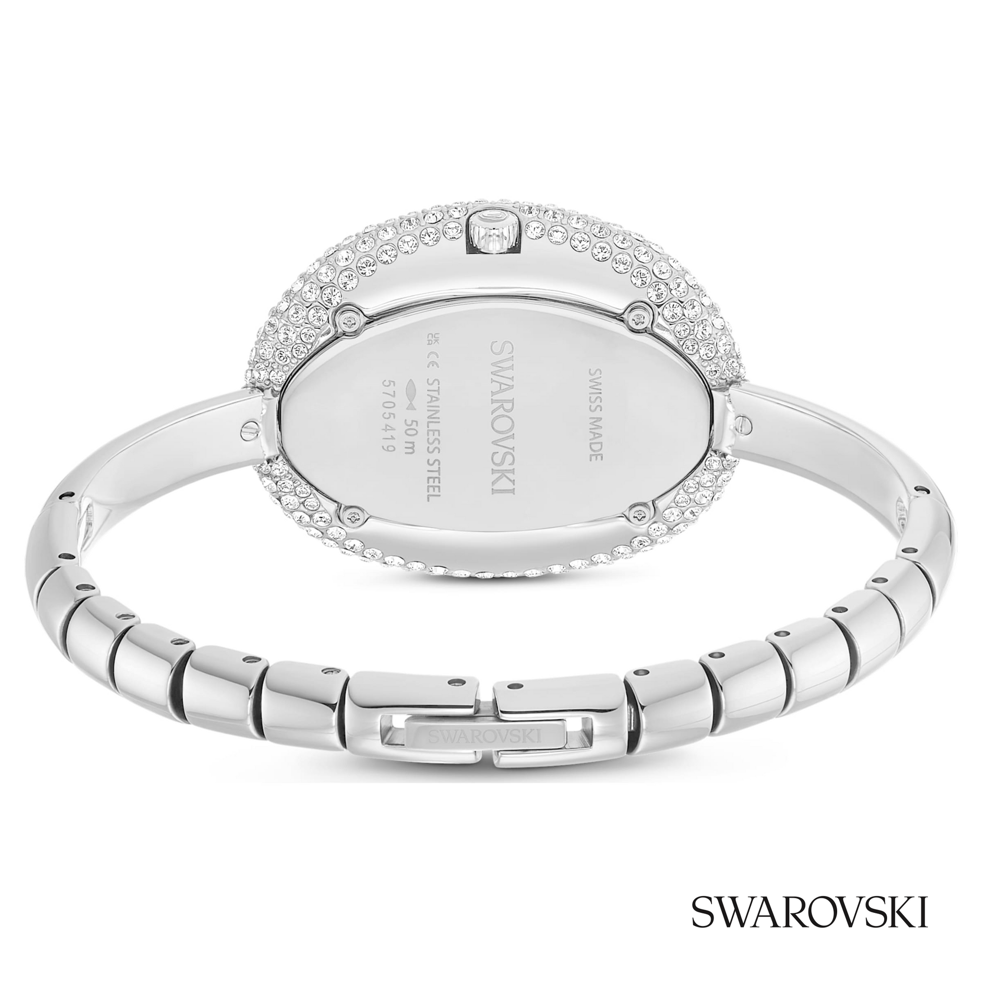 Imber bangle watch, Swiss Made, Metal bracelet