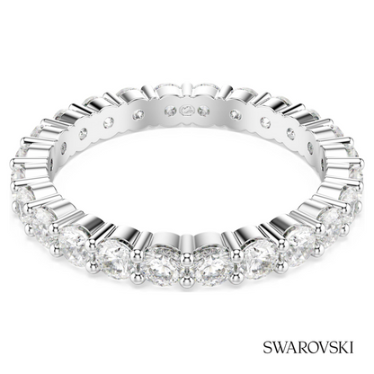 Swarovski Matrix Vittore ring, Round cut, White – item 5705601