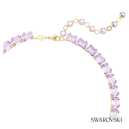 Swarovski Millenia necklace, Octagon cut, Purple, 18K gold – item 5705754 image 3