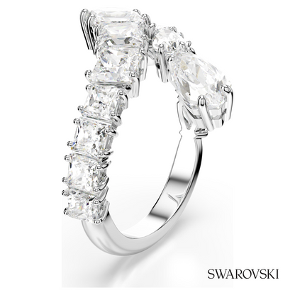 Swarovski Matrix ring, Mixed cuts, White, Rhodium plated – item 5705759 image 2