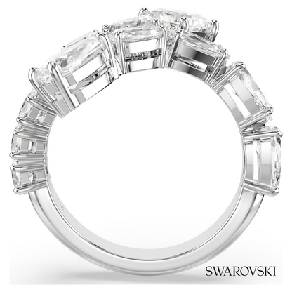 Swarovski Matrix ring, Mixed cuts, White, Rhodium plated – item 5705759 image 4