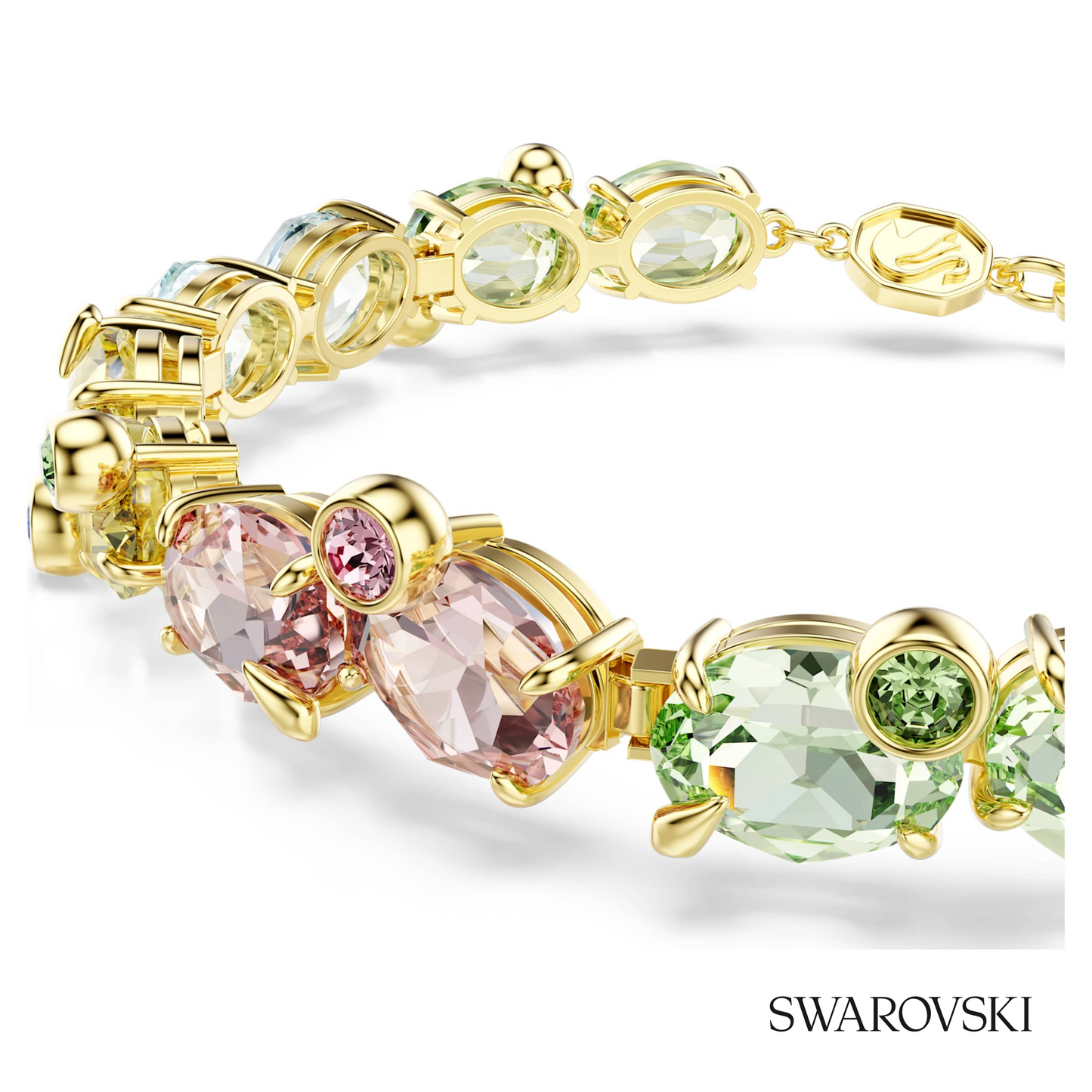 Swarovski Gema bracelet, Mixed cuts, Multicolored, 18K – item 5705808 image 2