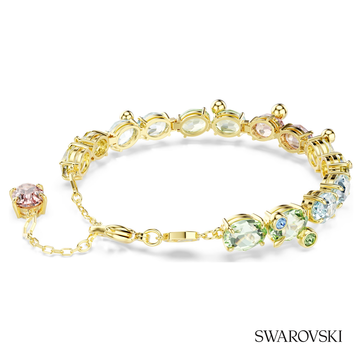 Swarovski Gema bracelet, Mixed cuts, Multicolored, 18K – item 5705808 image 4