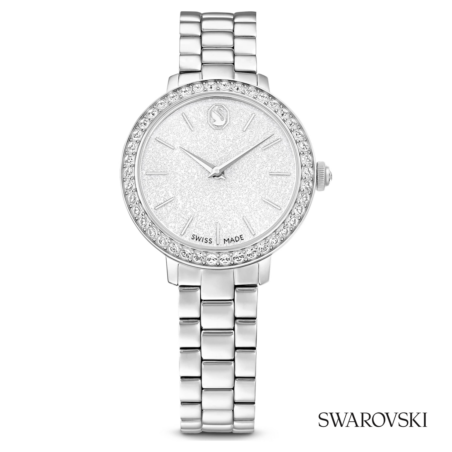 Matrix 3-link watch, Swiss Made, Metal bracelet