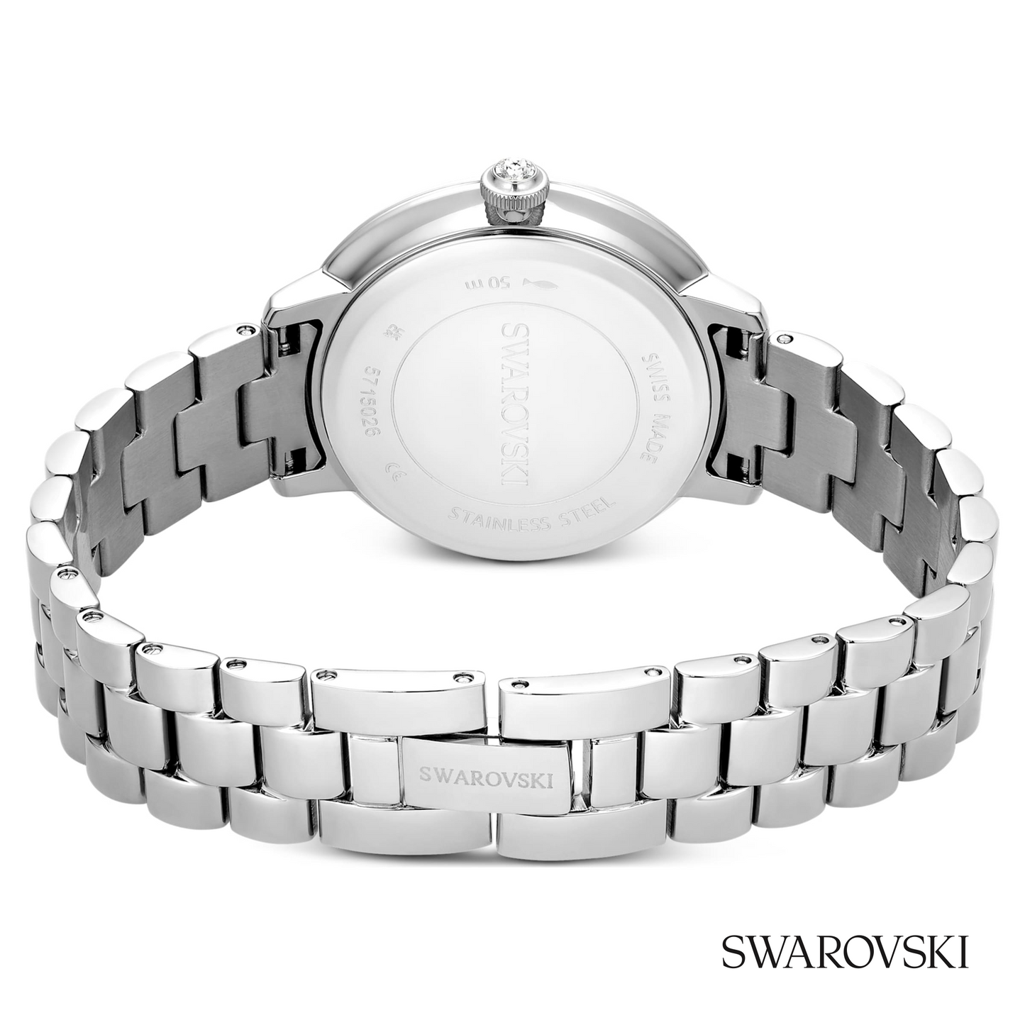 Matrix 3-link watch, Swiss Made, Metal bracelet