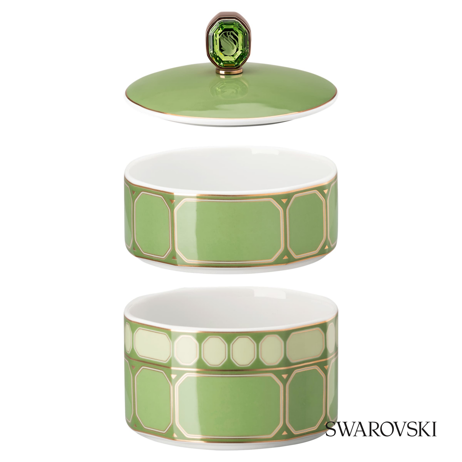 Swarovski Signum box, Small, Green – item 5706885