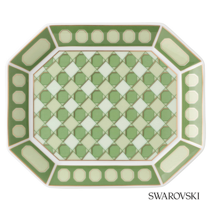 Swarovski Signum tray, Small, Green – item 5706887