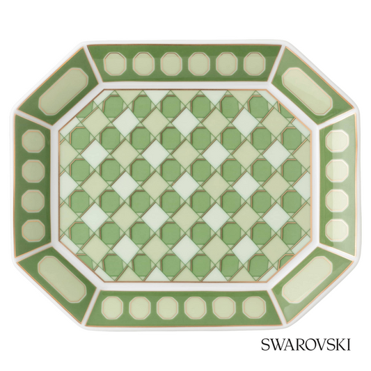 Swarovski Signum tray, Small, Green – item 5706887