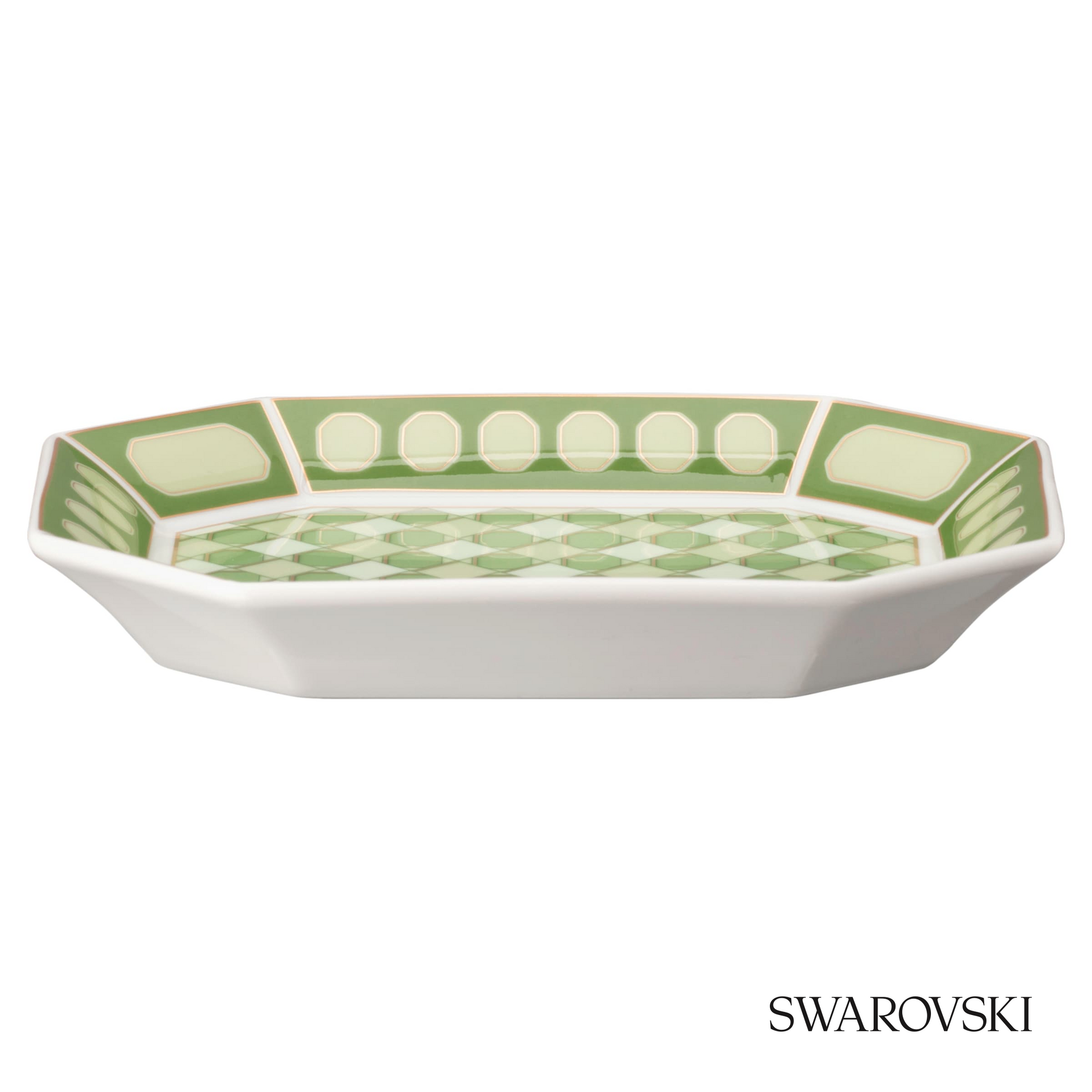 Swarovski Signum tray, Small, Green – item 5706887 image 2