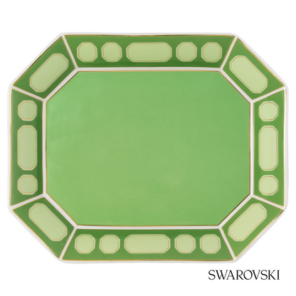 Swarovski Signum tray, Large, Green – item 5706888