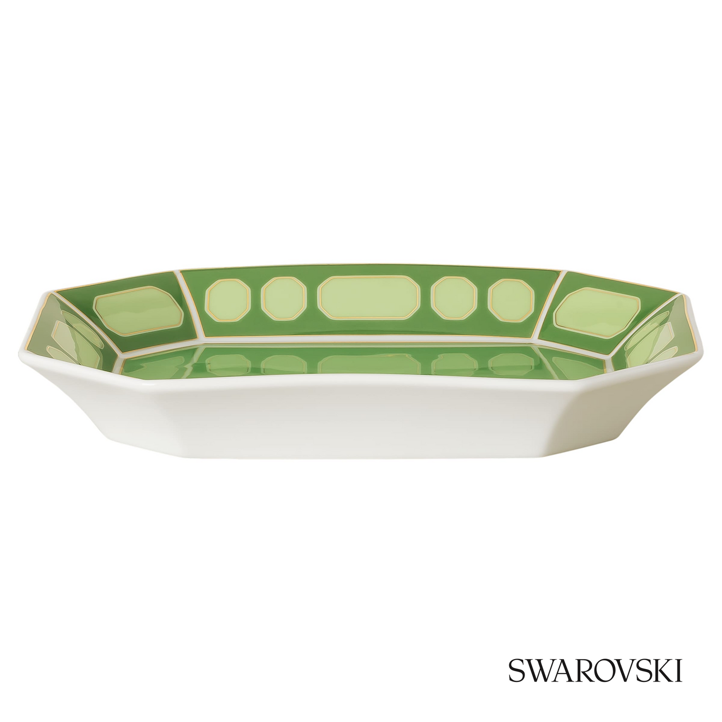 Swarovski Signum tray, Large, Green – item 5706888 image 2