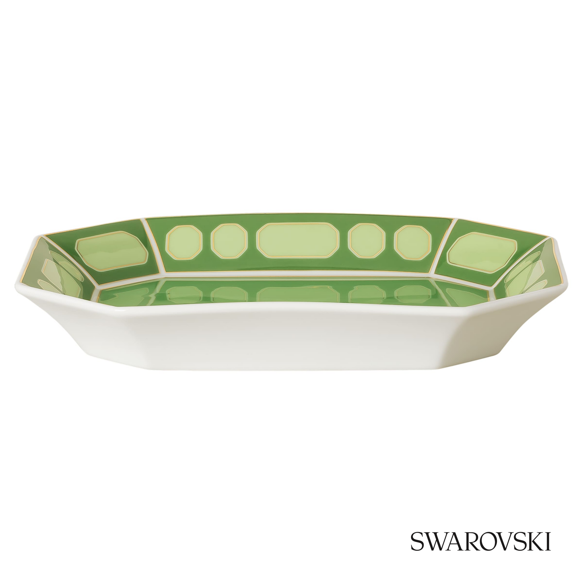 Swarovski Signum tray, Large, Green – item 5706888 image 2