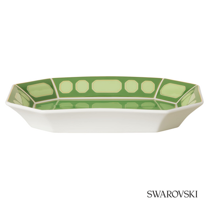 Swarovski Signum tray, Large, Green – item 5706888 image 2