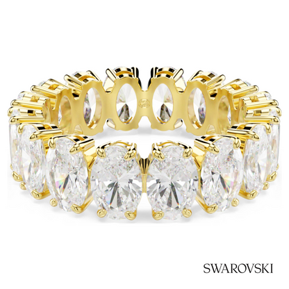Swarovski Matrix ring, Oval cut, White, 18K gold finish – item 5707188 image 5