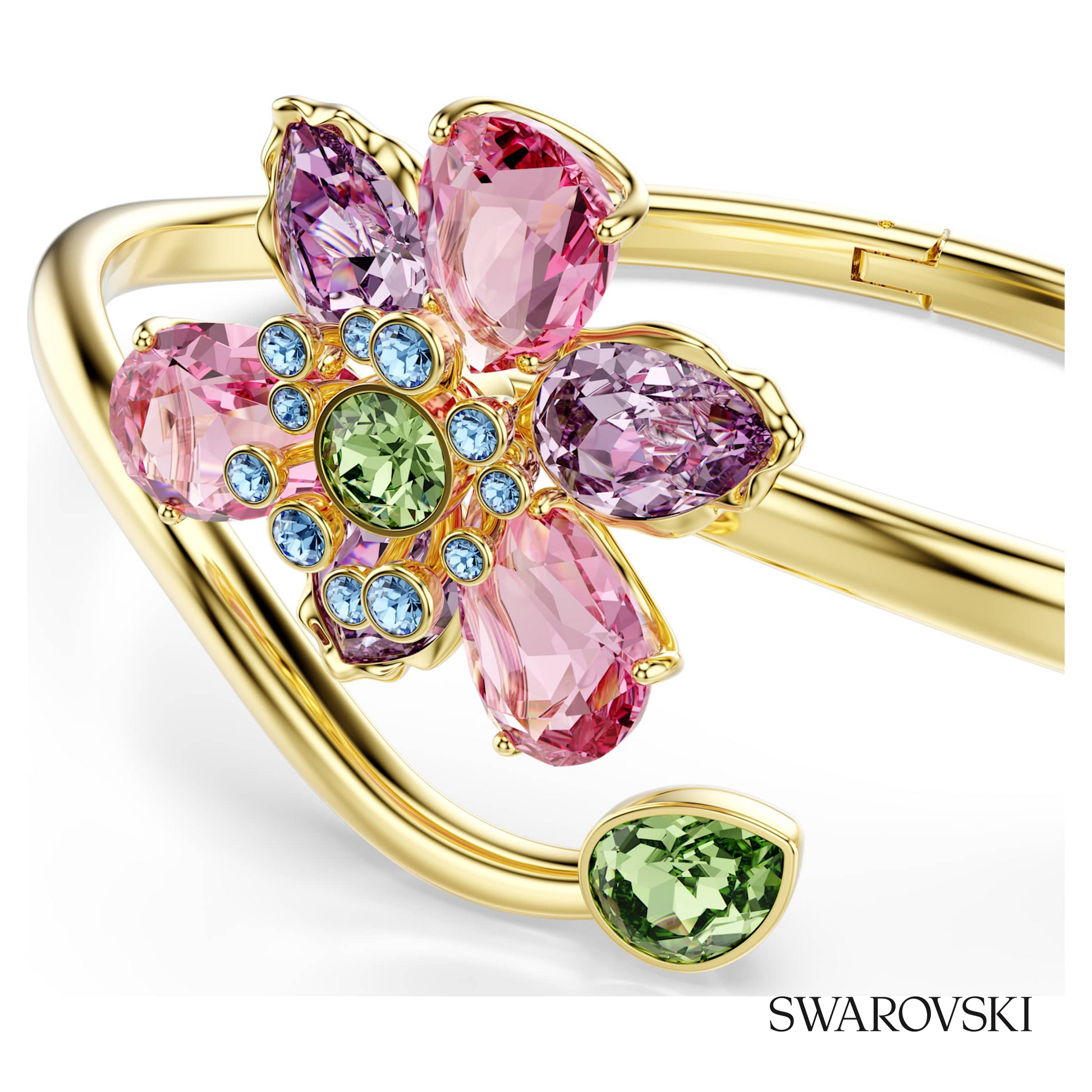 Swarovski Idyllia bangle, Mixed cuts, Flower – item 5709028 image 2