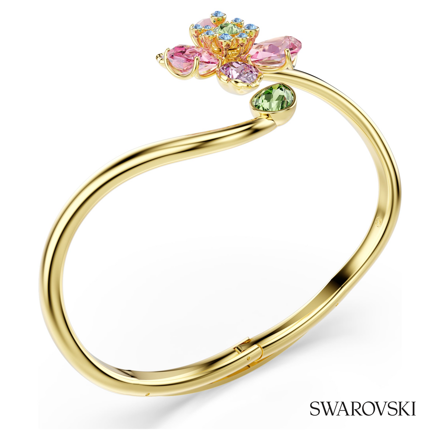 Swarovski Idyllia bangle, Mixed cuts, Flower – item 5709028 image 3