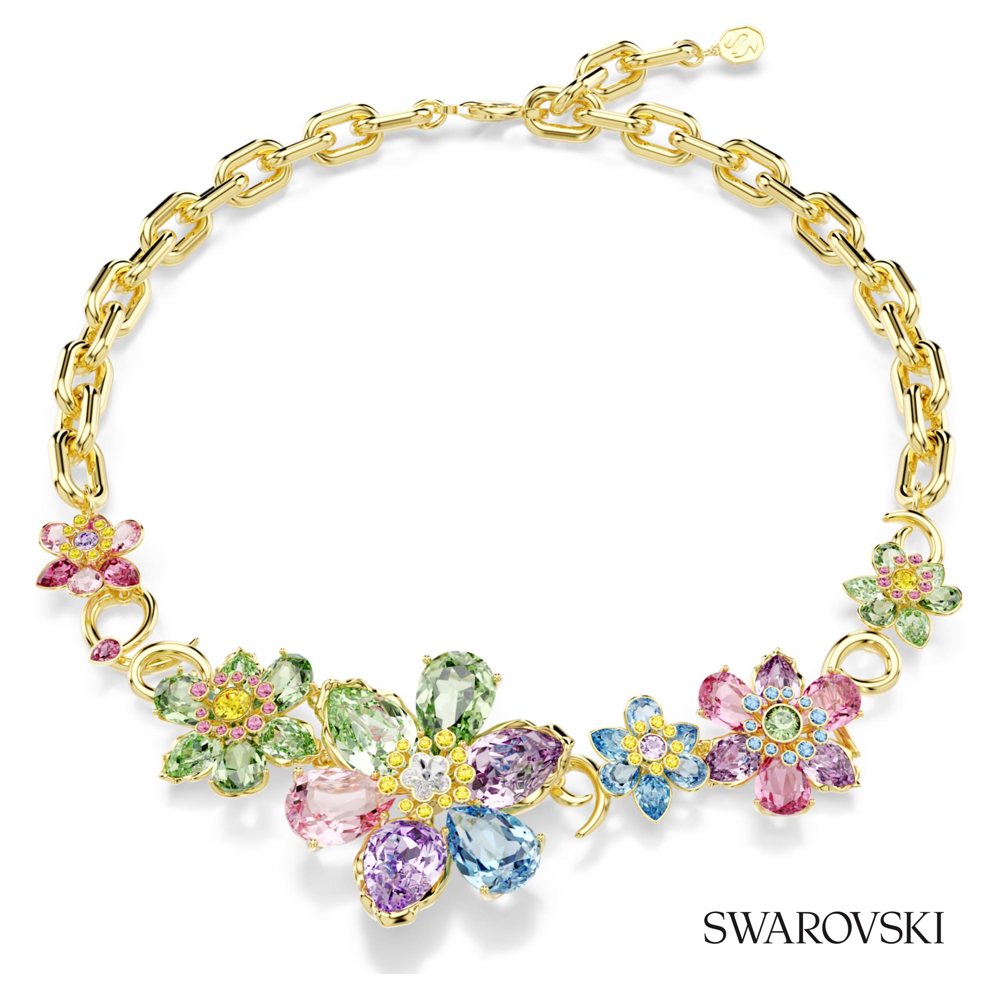 Swarovski Idyllia necklace, Mixed cuts, Flower – item 5709030 image 5